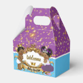 Royal African Princess oder Princess Lila|Blue|Gol Geschenkschachtel (Rückseite)