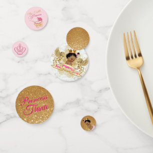 Royal African Princess Pink & Gold Glitzer Konfetti