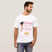 Royal African Princess Pink|Gold  T-Shirt (Vorne ganz)