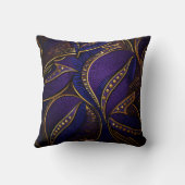 Royal Afro Wax Pattern Kissen (Rückseite)