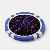 Royal Afro Wax Pattern Pokerchips (Einzeln)