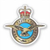 Royal Air Force Abzeichen Aufkleber (Vorderseite)