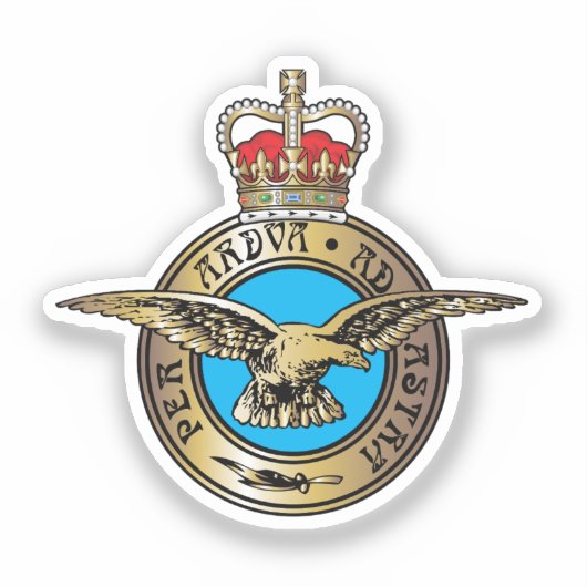 Royal Air Force Abzeichen Aufkleber (Vorderseite)