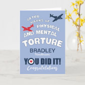 Royal Air Force Passing Out Parade | Modern Karte (Gelbe Blume)