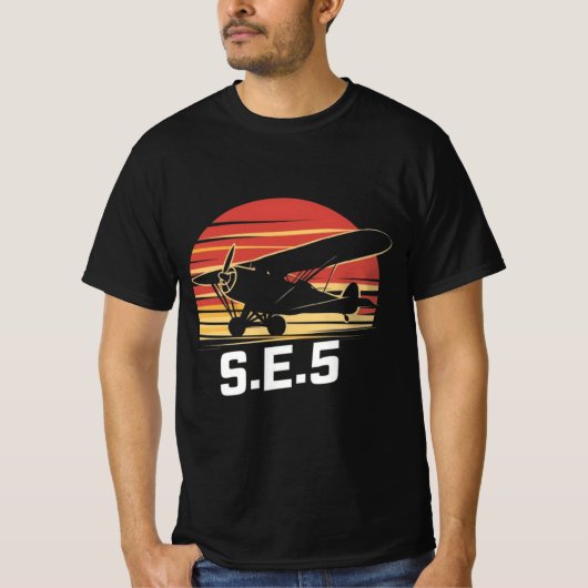 Royal Aircraft Factory S.E.5 T-Shirt (Vorderseite)