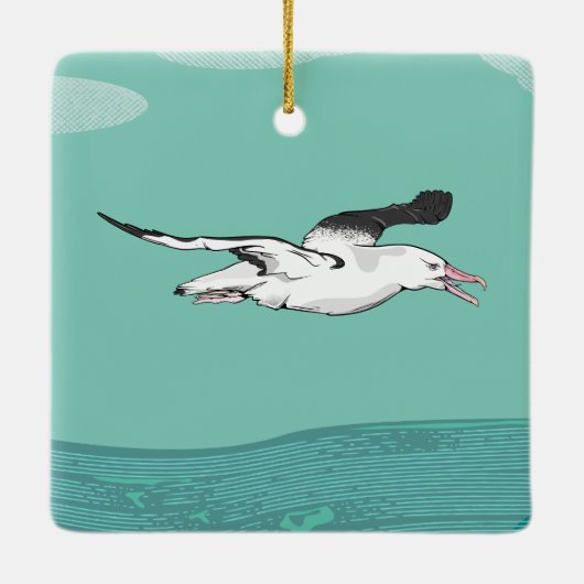 Royal Albatross Toroa Keramikornament (Rückseite)