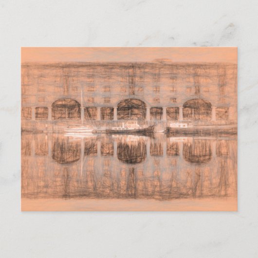 Royal Albert Dock Liverpool da Vinci Postkarte (Vorderseite)