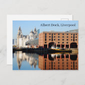 Royal Albert Dock, Liverpool Postkarte (Vorne/Hinten)