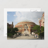 Royal Albert Hall, London Postkarte (Vorne/Hinten)