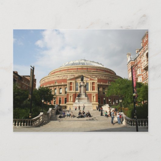 Royal Albert Hall, London Postkarte (Vorderseite)