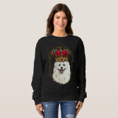 Royal American Eskimo Spitz King Queen Princess Do Sweatshirt (Vorne ganz)