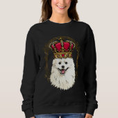 Royal American Eskimo Spitz King Queen Princess Do Sweatshirt (Vorderseite)
