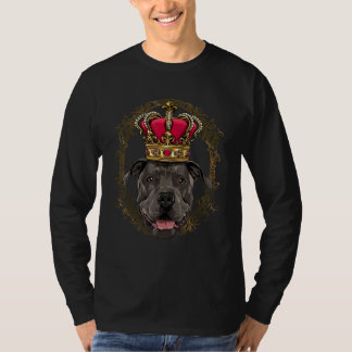 Royal American Pit Bull Terrier König Königin Prin T-Shirt