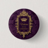 Royal Amethyst Quinceañera, Brauch Button (Vorderseite)
