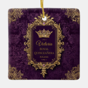 Royal Amethyst Quinceañera, Brauch Keramikornament