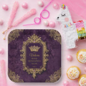 Royal Amethyst Quinceañera, Brauch Pappteller (Party)