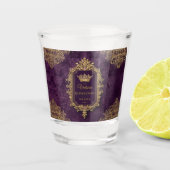 Royal Amethyst Quinceañera, Brauch Schnapsglas (Vorderseite)