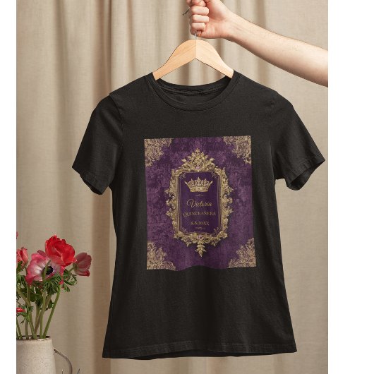 Royal Amethyst Quinceañera, Brauch T-Shirt