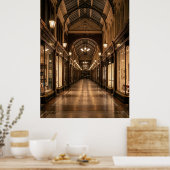 Royal Arcade Antikes Interieur Halle Poster (Küche)