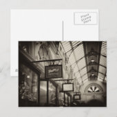 Royal Arcade, Melbourne Postkarte (Vorne/Hinten)