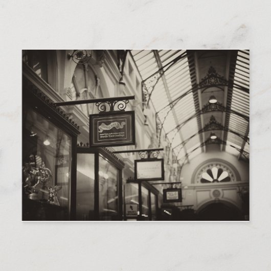 Royal Arcade, Melbourne Postkarte (Vorderseite)