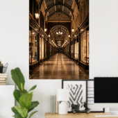 Royal Arcade Vintage Interior Hall Poster (Heimbüro)