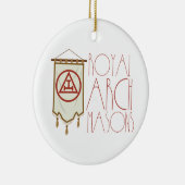 Royal Arch Freemason Banner Keramik Ornament (Rechts)