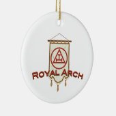 Royal Arch Freemason Banner Keramik Ornament (Rechts)