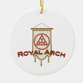 Royal Arch Freemason Banner Keramik Ornament (Vorne)