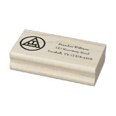 Royal Arch Freemason Masonic Square Compass Gummistempel (Stempel)