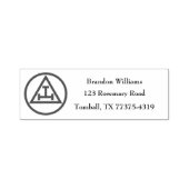 Royal Arch Freemason Masonic Square Compass Permastempel (Design)