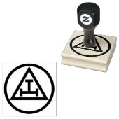 Royal Arch Freemasonic Square Compass Masonic Gummistempel (Stempel)