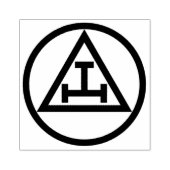 Royal Arch Freemasonic Square Compass Masonic Gummistempel (Prägung)
