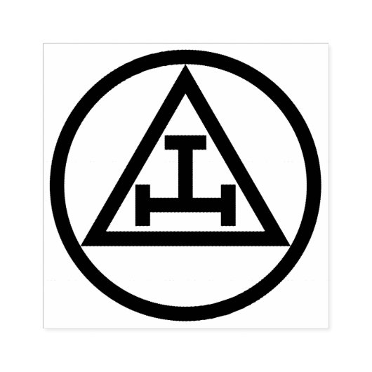 Royal Arch Freemasonic Square Compass Masonic Gummistempel (Prägung)