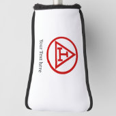 Royal Arch Kapitel Freemason Masonic Gift Golfer Golf Headcover (Rotieren 90)