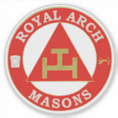 Royal Arch Mason Aufkleber (Vorderseite)