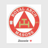 Royal Arch Mason Aufkleber (Blatt)