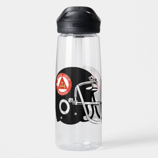 Royal Arch Mason Football Trinkflasche (Rückseite)