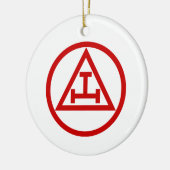 ROYAL ARCH MASONS CIRCULAR KERAMIK ORNAMENT (Links)