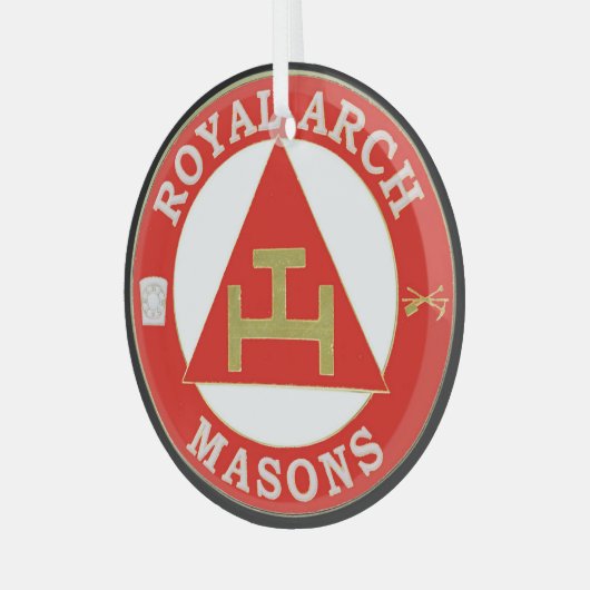 Royal Arch Ornament Aus Glas (Vorderseite links)