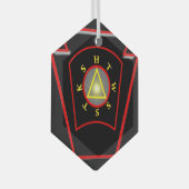 Royal Arch Ornament Aus Glas (Vorderseite Rechts)