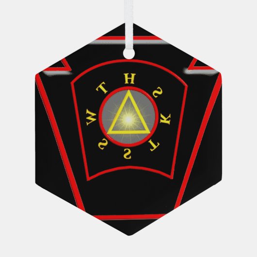 Royal Arch Ornament Aus Glas (Rückseite)