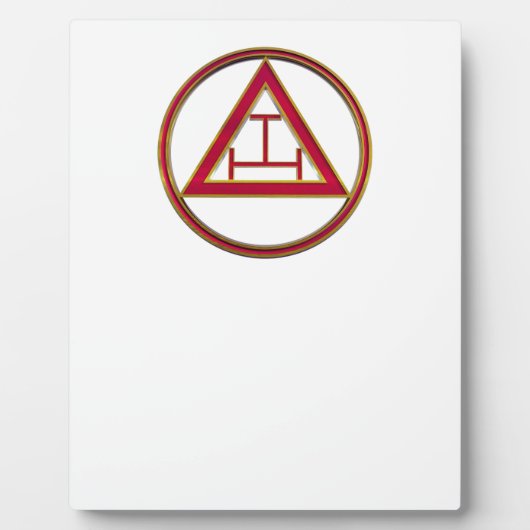 Royal Arch Triple Tau Fotoplatte (Vorderseite)