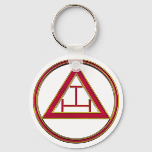 Royal Arch Triple Tau Schlüsselanhänger (Vorderseite)