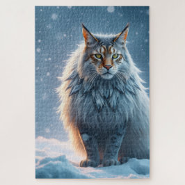 Royal Arctic Lynx Cat Puzzle