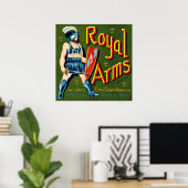 Royal Arms Citrus Poster (Heimbüro)
