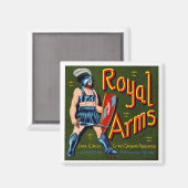 Royal Arms Magnet (Vorderseite/Rückseite)