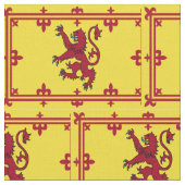 Royal Arms of Scotland Flag Pattern Stoff (Nahaufnahme)