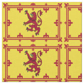 Royal Arms of Scotland Flag Pattern Stoff (Nahaufnahme)