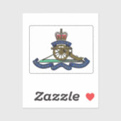 Royal Artillery Abzeichen - Vereinigtes Königreich Aufkleber (Blatt)